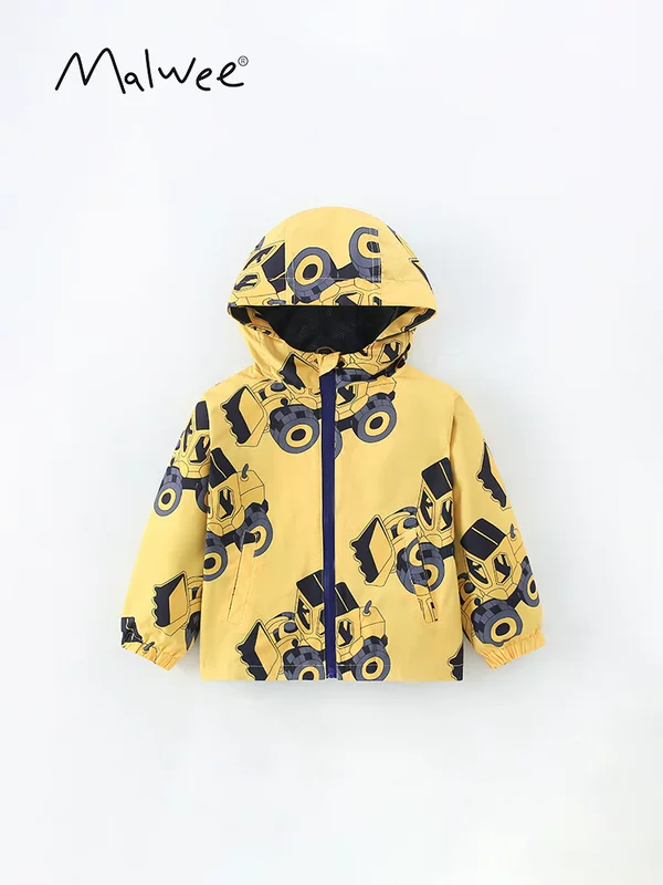 Осень trench coat для мальчиков, куртка, детский кардиган с капюшоном на молнии, европейский стиль, детская одежда
