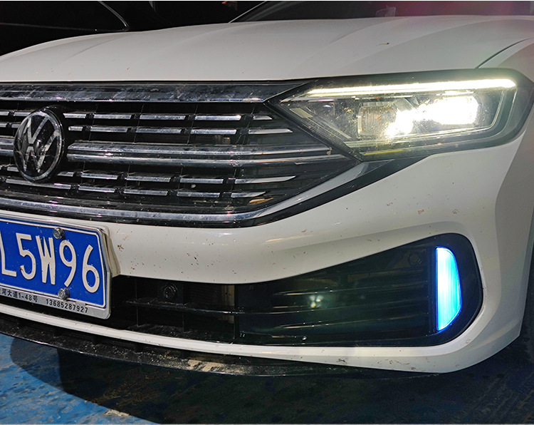 Suitable for 23-25 Volkswagen Sagitar Modified Led Daytime Running Lights Special Daytime Running Lights Fog Light Frame Decorative Lights