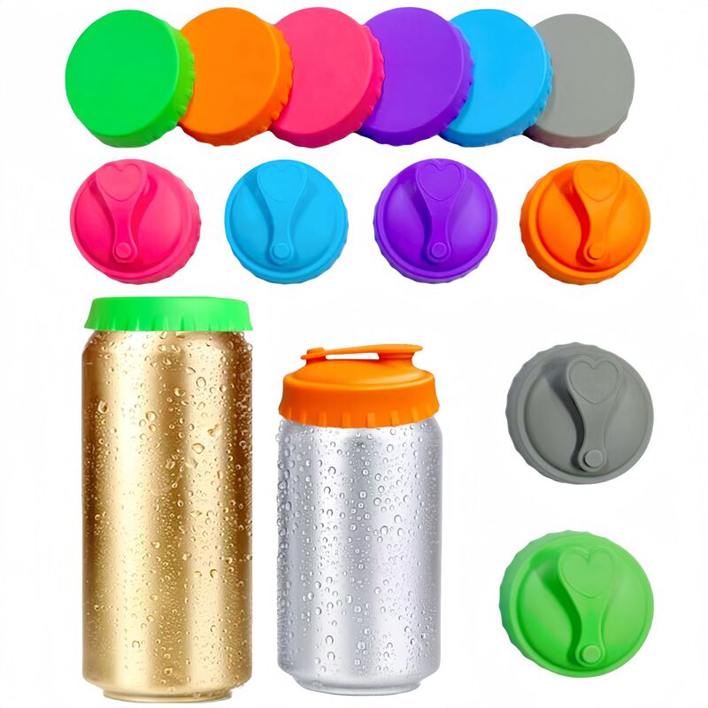 Cross-Border Hot Selling Silicone Coke Lid Leak-Proof Soft Sealed Silicone Can Lid Silicone Cup Lid Soda Lid