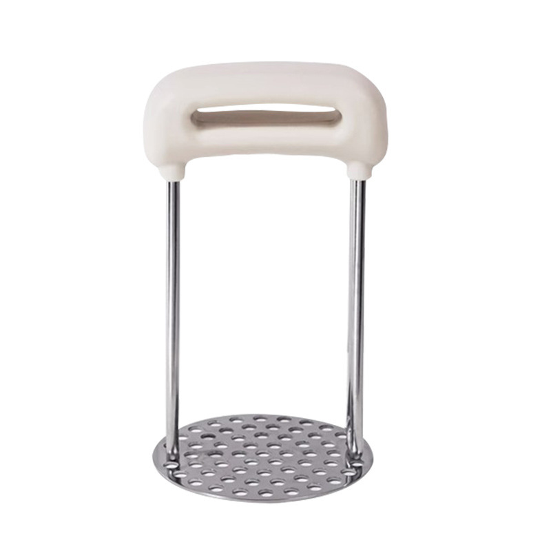 Presión de puré de papas de acero inoxidable 304, artefacto de puré de papas para el hogar, suplemento alimenticio para bebés, cuchara de puré, triturador de puré