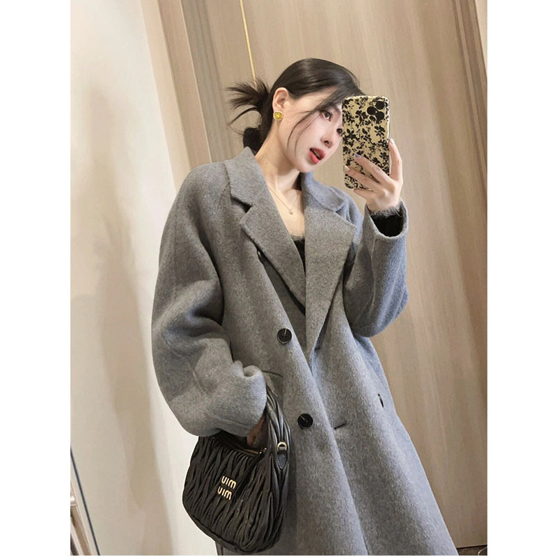 (Cross-border trading), (Wholesale), woolen coat, winter jacket, increased thickness, high-quality style