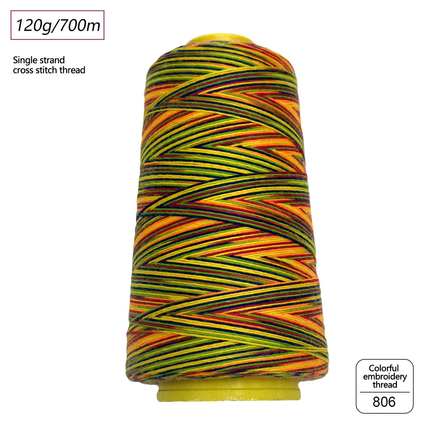 Mona Lisa real plantilla de color hilo de tubo de hilo bordado resistente al desgaste teñido de color brillante alta solidez del color image 12