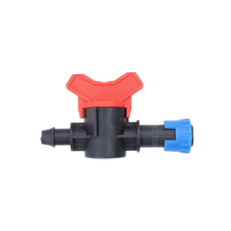 Válvula de derivación de anillo de tracción al por mayor, interruptor de riego por goteo, accesorios de tubería de agua, riego agrícola, 16 válvulas de derivación madre de bloqueo de tubería dura