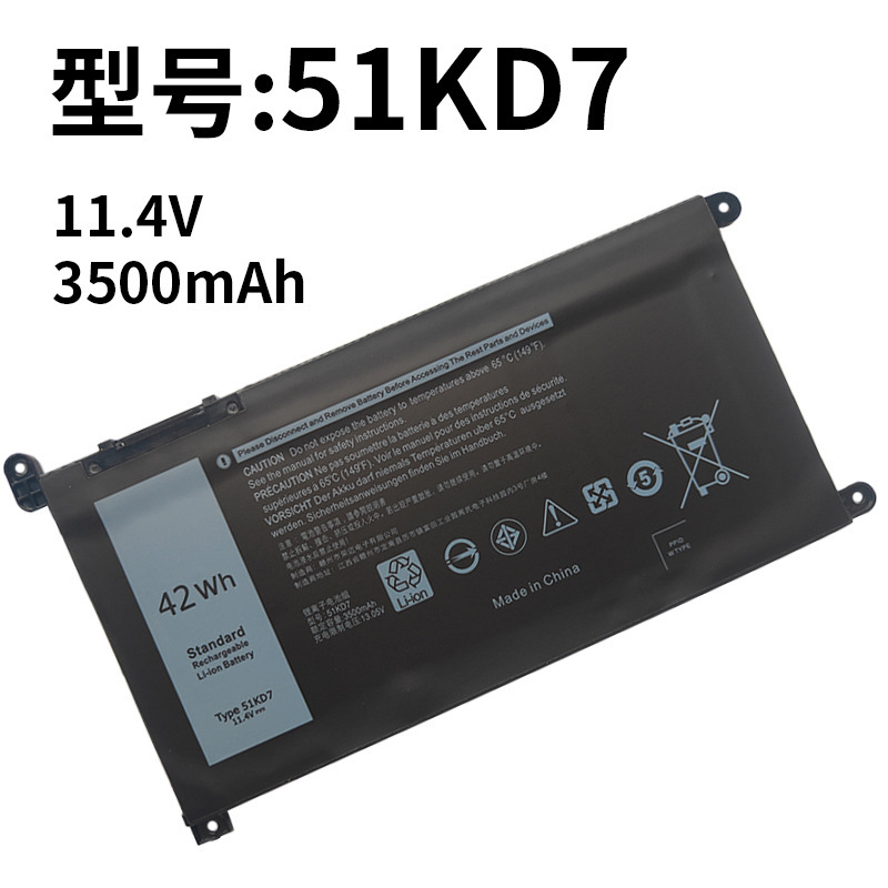 For Dell 51KD7 Chromebook 11 3180/3189 Y07HK P26T Laptop Battery