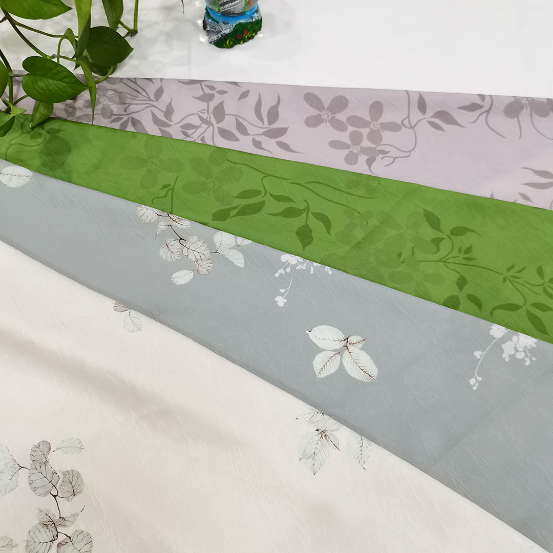 2025新款浮雕提花古典素雅印花布 服装汉服连衣裙上衣布匹批发