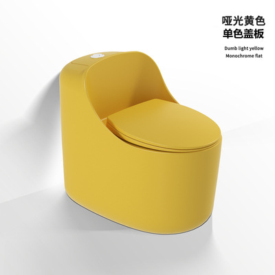 Nuevo hogar interior personalizado anti-bloqueo de una sola pieza fila de piso ultra-alto sifón moderno simple inodoro redondo al por mayor