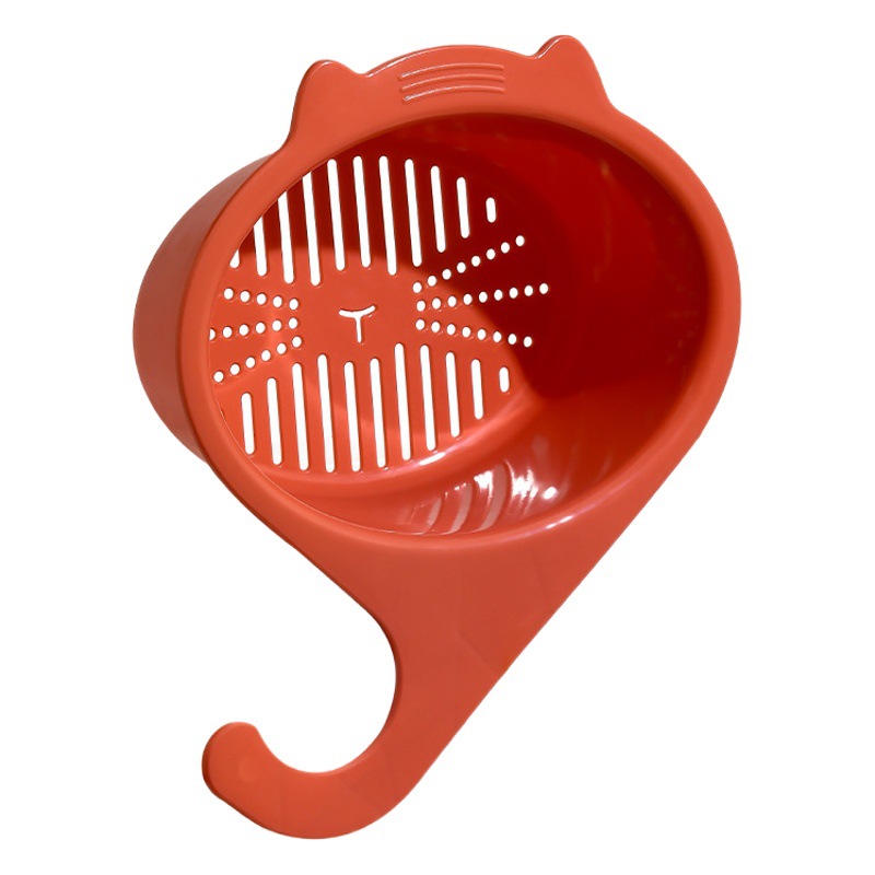 Grifo multifuncional sin perforaciones sin fisuras fregadero creativo gato cesta de drenaje cuenca de lavado de frutas y verduras fregadero filtro de agua Azul