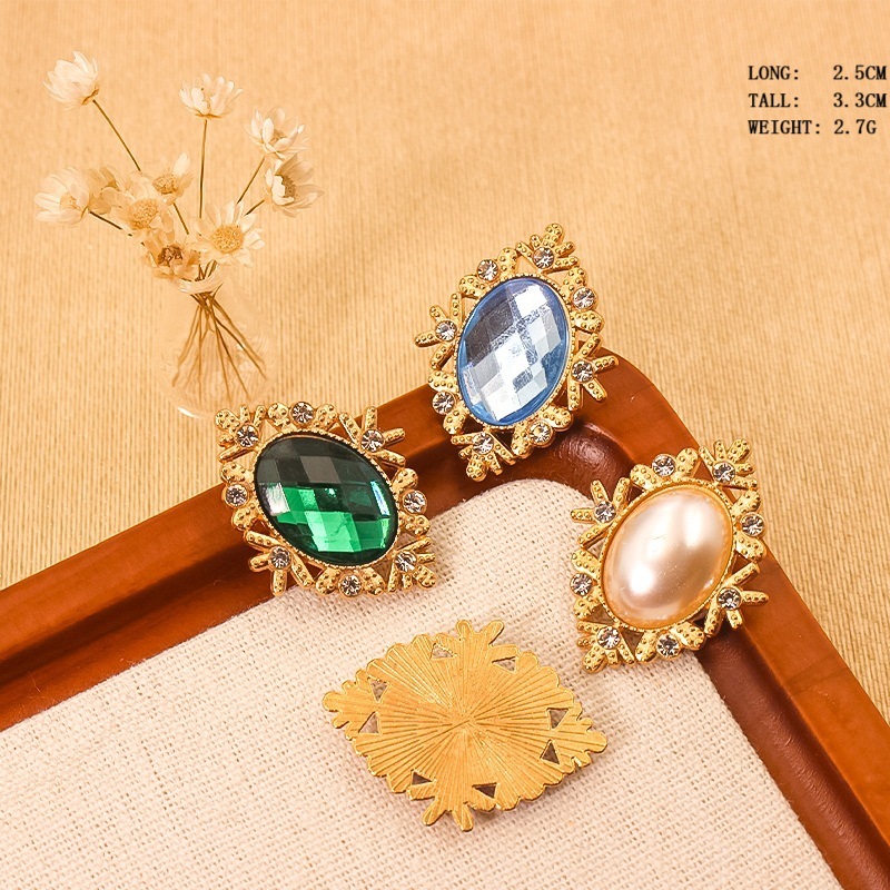 菱形合金楕円形フラワーパレットドリルバックル靴と衣類バッグヘッドジュエリー衣類アクセサリーラインストーンアクセサリー diy|undefined