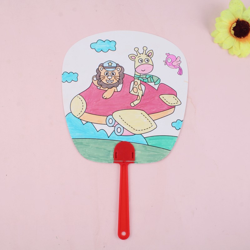 Abanico de Pintura Creativa DIY, Regalos para el Día del Niño, Actividades Escolares, Recompensas para Estudiantes, Premios, Regalos de Cumpleaños