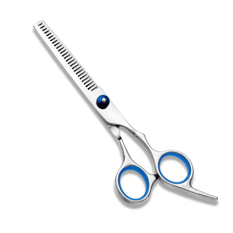 Juego de tijeras de peluquería de acero inoxidable de 11 piezas para cortar y entresacar el cabello
