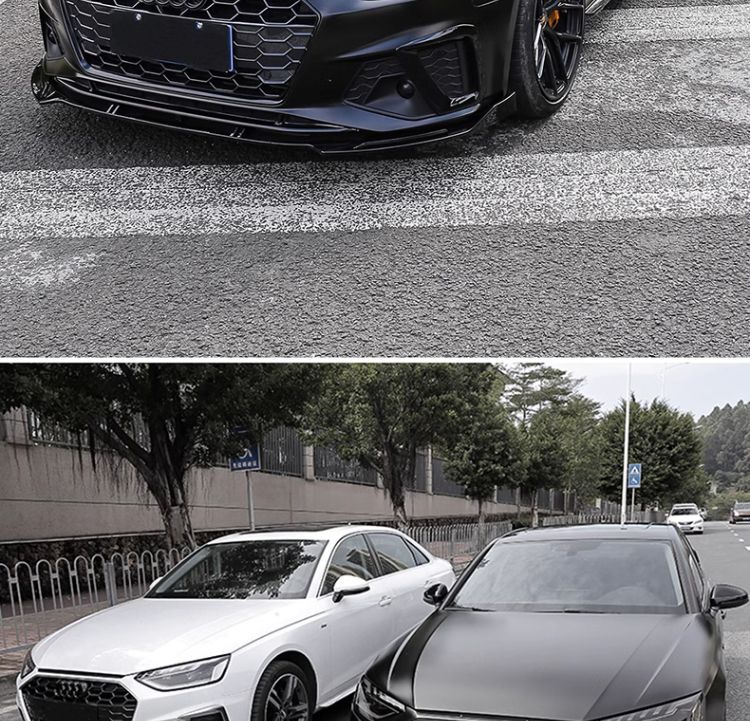 Suitable for Audi A4L, black car emblem, four-ring 45 four-wheel drive emblem, 40 TFSI rear emblem, engine displacement emblem, letter decorative sticker
