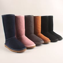 厂家批发5815高筒雪地靴女 加厚保暖冬靴子 平底女鞋 防滑大码男