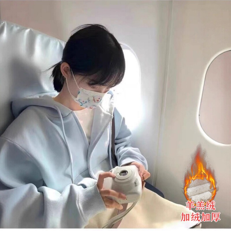 山东即墨初秋粉色卫衣外套女秋冬季小个子连帽衣韩系早秋穿搭2025|undefined