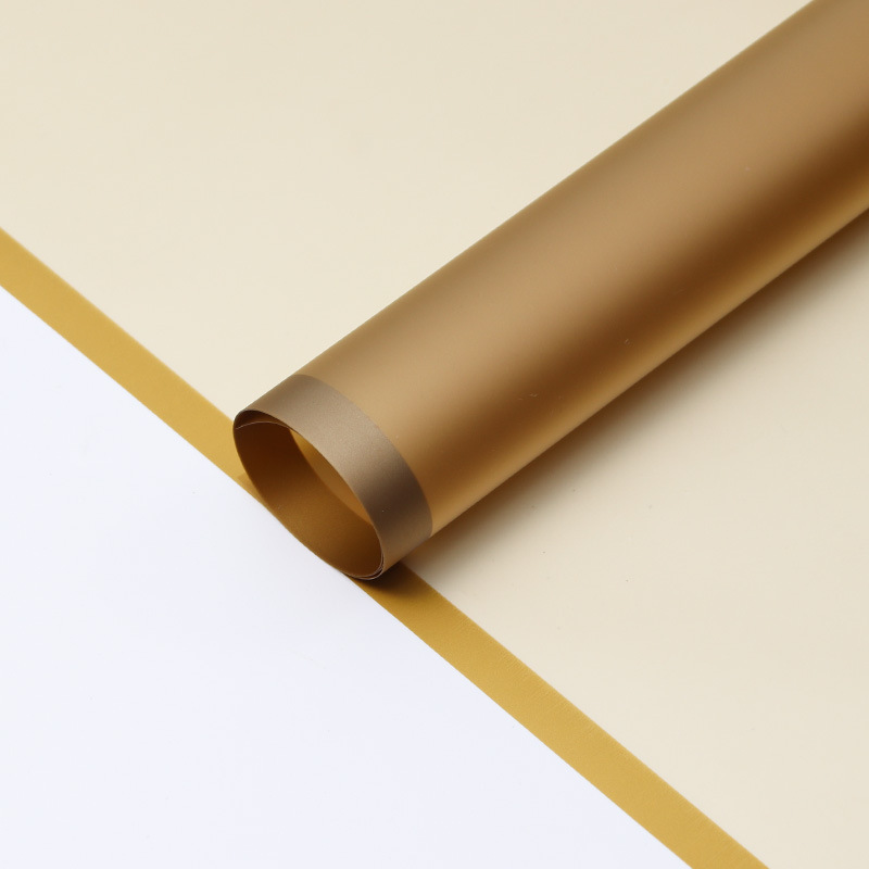 Papel de Envolver Rosa Estilo Coreano Plástico BOPP Impermeable para Ramo de Flores
