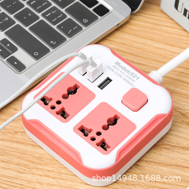 521 # 522 # 523 # oficina inteligente carga USB Argentina tres enchufe plano seis agujeros multiuso enchufe de fila de comercio exterior