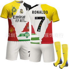 クラブレトロ記念版ユニフォームスポーツユニフォーム子供用特別版Cロサッカー生涯サッカーユニフォームセット