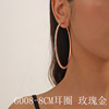 Big earrings, 2-4-6-8-10cm, European style