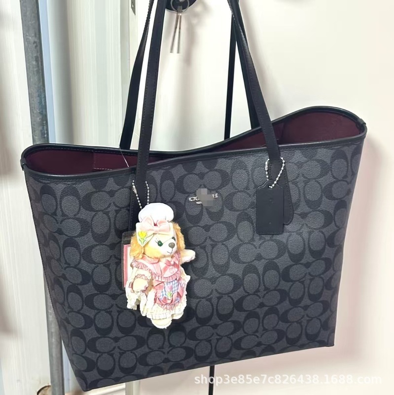 City33 Tote Bag, High-Quality Monogram Tote Shoulder Bag for Women, Large Capacity Shopping Bag, Mommy Bag City33 Tote Bag, High-Quality Monogram Tote Shoulder Bag for Women, Large Capacity Shopping Bag, Mommy Bag