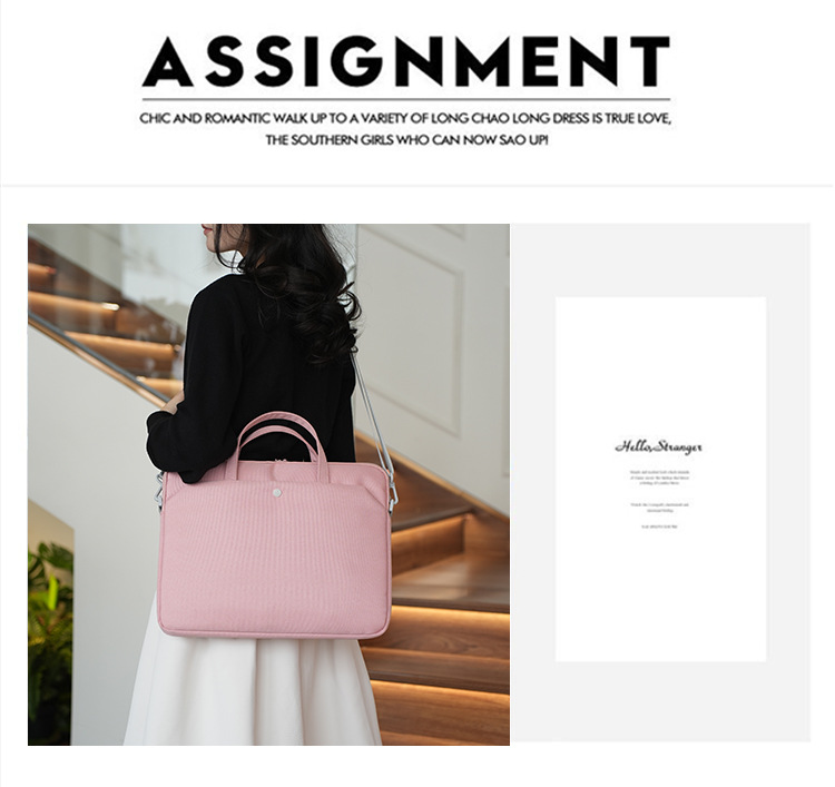Airbag ultra-thin laptop bag, 14-inch and 15.6-inch tablet notebook inner bag, single-shoulder bag with logo printing undefined
