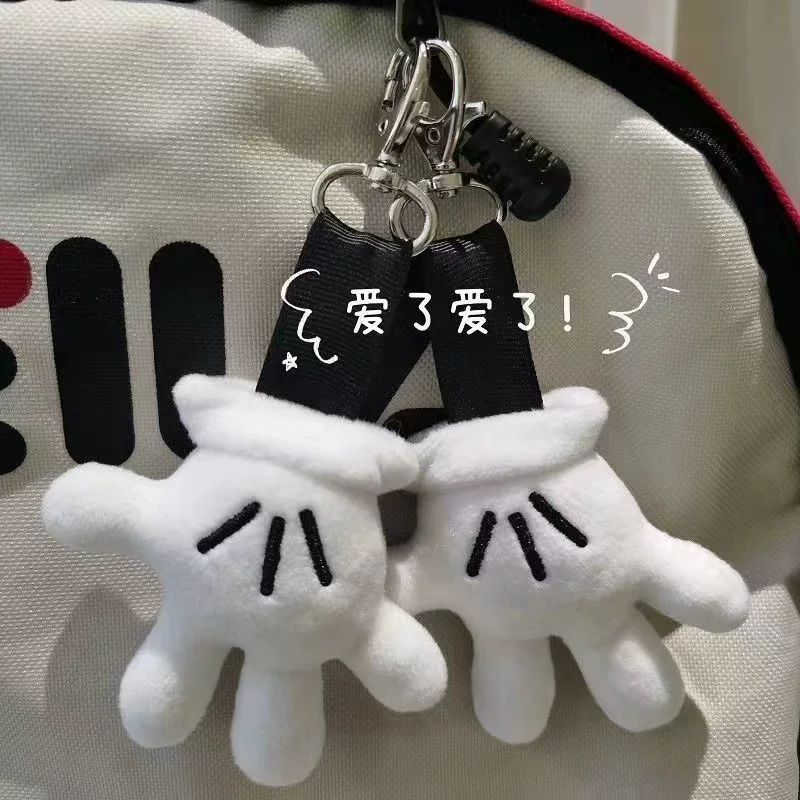Plush Hand Keychain Charm, Plush Pendant Backpack Accessory, Small 5×3×1.5 cm