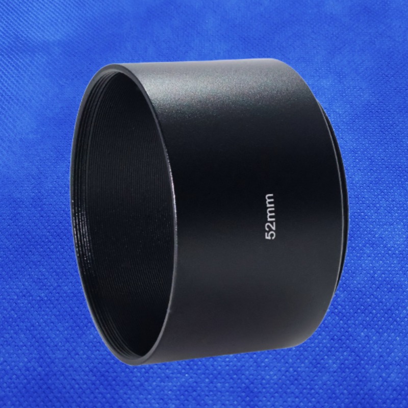 金属中长焦镜头遮光罩 适用单反/微单相机镜头通用螺口金属遮光罩