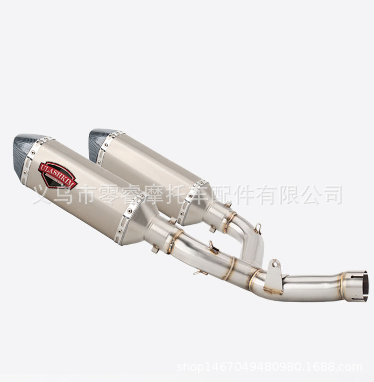 Motorcycle Exhaust Pipe Modification Crf450R Exhaust Pipe Tail Section Set Off-Road Exhaust Pipe 2015-2020