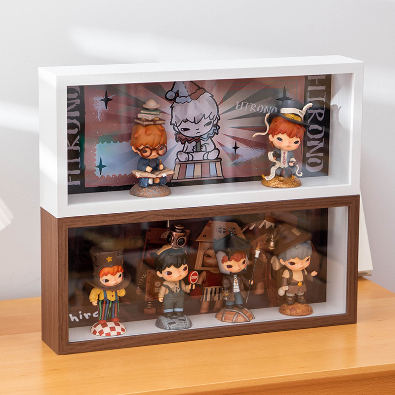 Bubble Mart Photo Frame Series 1-7 Ono Display Box 3D Photo Frame Scene Decoration Figurine Storage Box Display Box