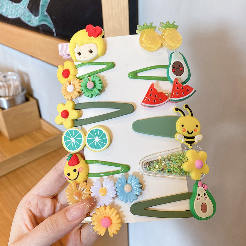 Clip de verano Corea del Sur lindo traje roto horquilla Accesorios para el cabello para niños