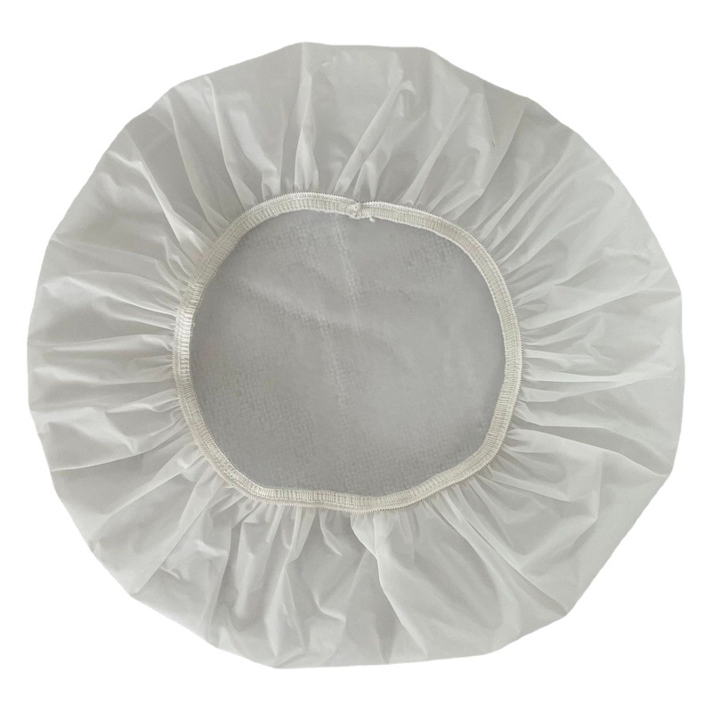 Cross-Border Disposable Shower Cap Wholesale Eva Transparent Hotel and B&B Special Single-Layer Waterproof Shower Cap Headgear