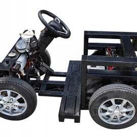 制作电动四轮影视道具车车架底盘配件独立悬架大功率电机控制器