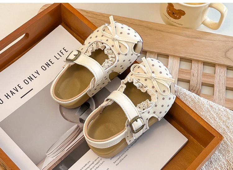 Mädchen Sandalen Mit Spitzenbesatz Und Weicher Sohle Für Kinder_voghion.com