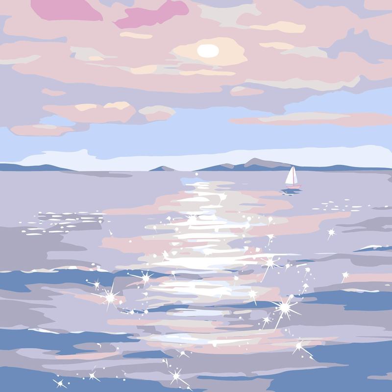 新款diy数字油画填色儿童手工绘可爱动漫油彩画填充装饰画批发|undefined