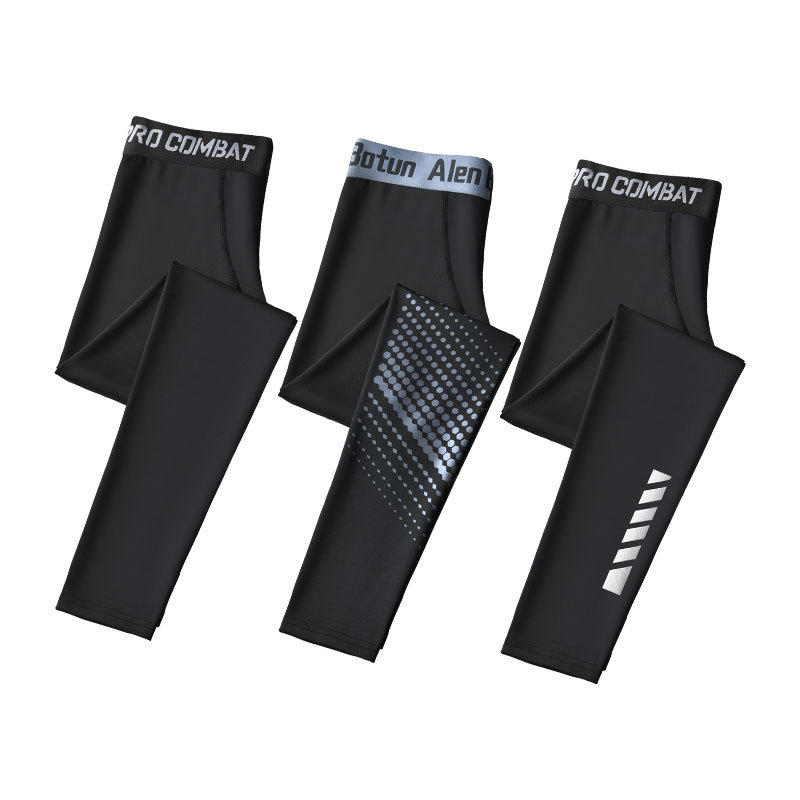 Pantalones de entrenamiento de baloncesto masculino bottom seco rápido correr compresión alta elástica pantalones de entrenamiento de pista y campo fitness