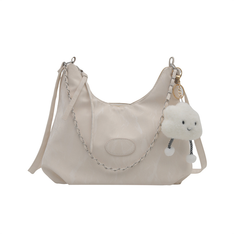 Bolso bandolera casual de gran capacidad, comercio exterior femenino, bolso de hombro de todo fósforo para viajeros al por mayor, bolso portátil de cadena de color sólido