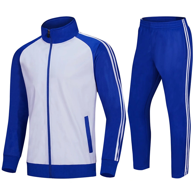 Spring and Autumn Kidsren's Sports Suits for Male and Female Students, Cardigans, Casual Sportswear, Two-Bar Long-Sleeved Running Training Team Uniforms