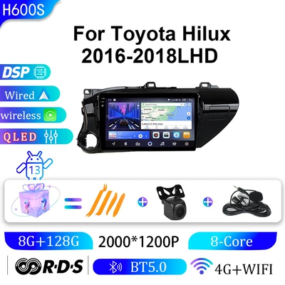 DVD Navigation, Toyota 16-18 Hailux Android