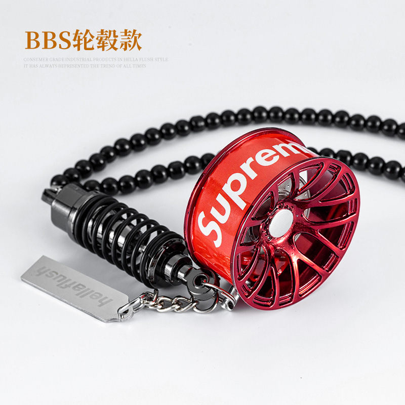 Original de la marca de moda cubo de la rueda del coche colgante del coche TE37BBSAMG modificado cubo de la rueda Del Coche Espejo Retrovisor adornos coche colgante