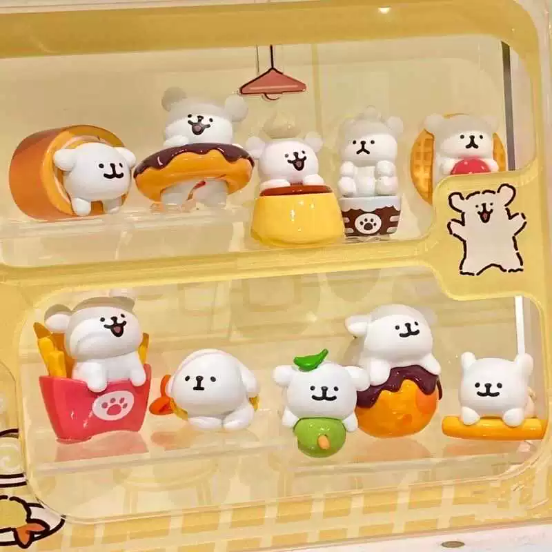 Серия Line Puppy Afternoon Tea, милая мини-слепая сумка, милая слепая коробка, кукла, орнамент, креативный подарок