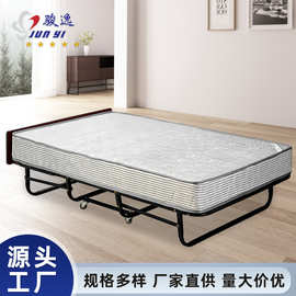 酒店折叠加床宾馆专用单人折叠床客房可移动临时加床收纳折叠式