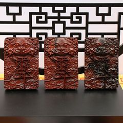 拆房老料雷擊棗木紫薇諱掛件吊墜虎頭雕刻道家法器直播貨源