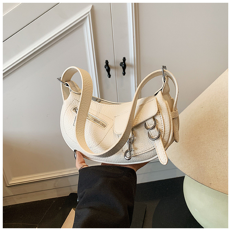 Underarm trendy and fashionable dumpling bag for women, simple and versatile Korean style single-shoulder bag, 2025 new niche design crossbody bag undefined