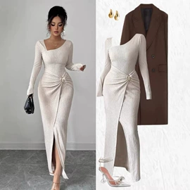 连衣裙;时尚休闲套装;女士连体裤