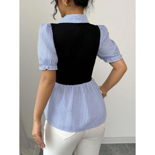 2026�ﶬ�羳���Q�¿� Blouses Shirts Ůʽ��ײɫ�r�����e�����I
