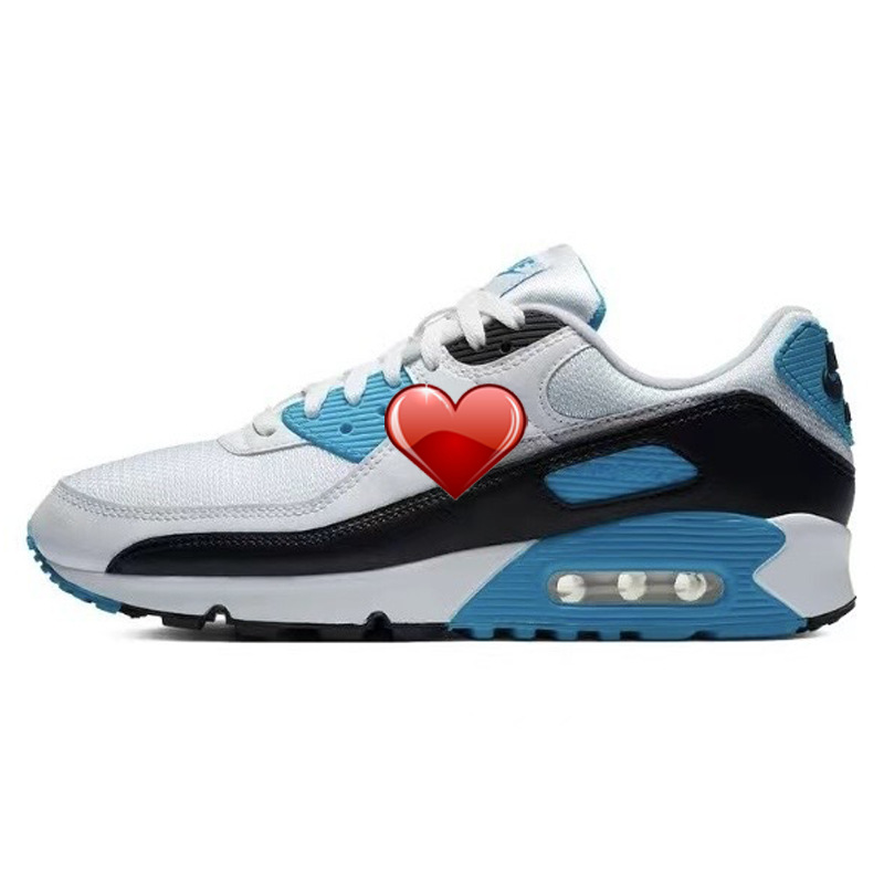 Putian Company-Level Shoes Air Max 90 Men's and Women's Outdoor Hiking Retro Air Cushion Low-Top Sports and Leisure Running Shoes