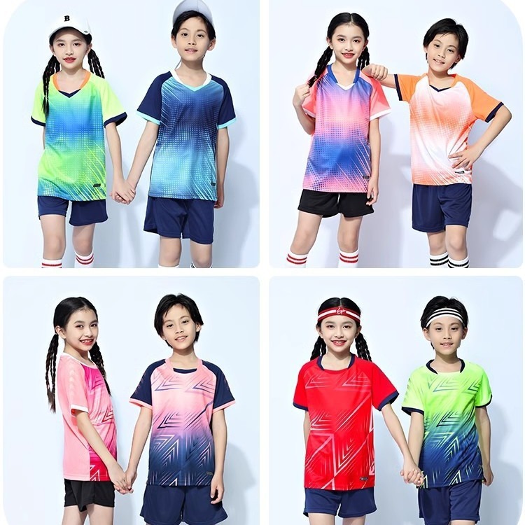 羽毛球定制校队训练服成人运动套装印号儿童乒乓球网球比赛服印制|undefined