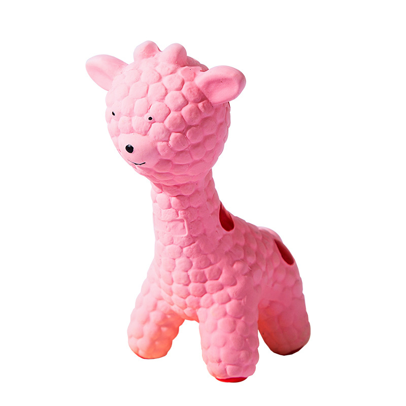 Lindo juguete de sonido de perro en forma de animal auto-Hola aliviar artefacto tapado mascota molar resistente a la mordedura cachorro oso de peluche