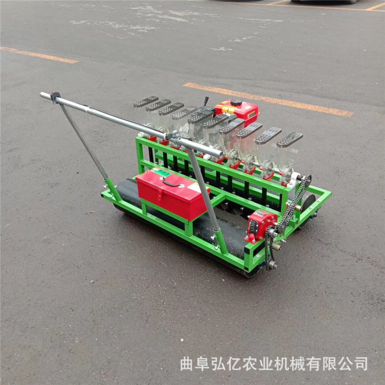 自走式蔬菜精播机手推白菜萝卜点播机种白芷苍术不用补苗播种机
