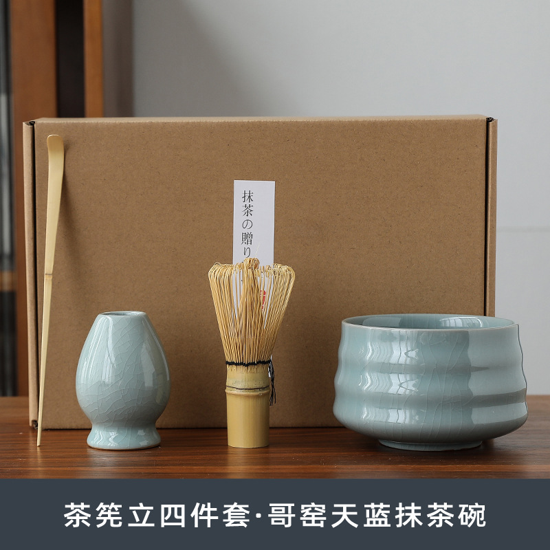 国境を越えて日本式窯変百本立抹茶セット卵器抹茶道具茶立宋代点茶器