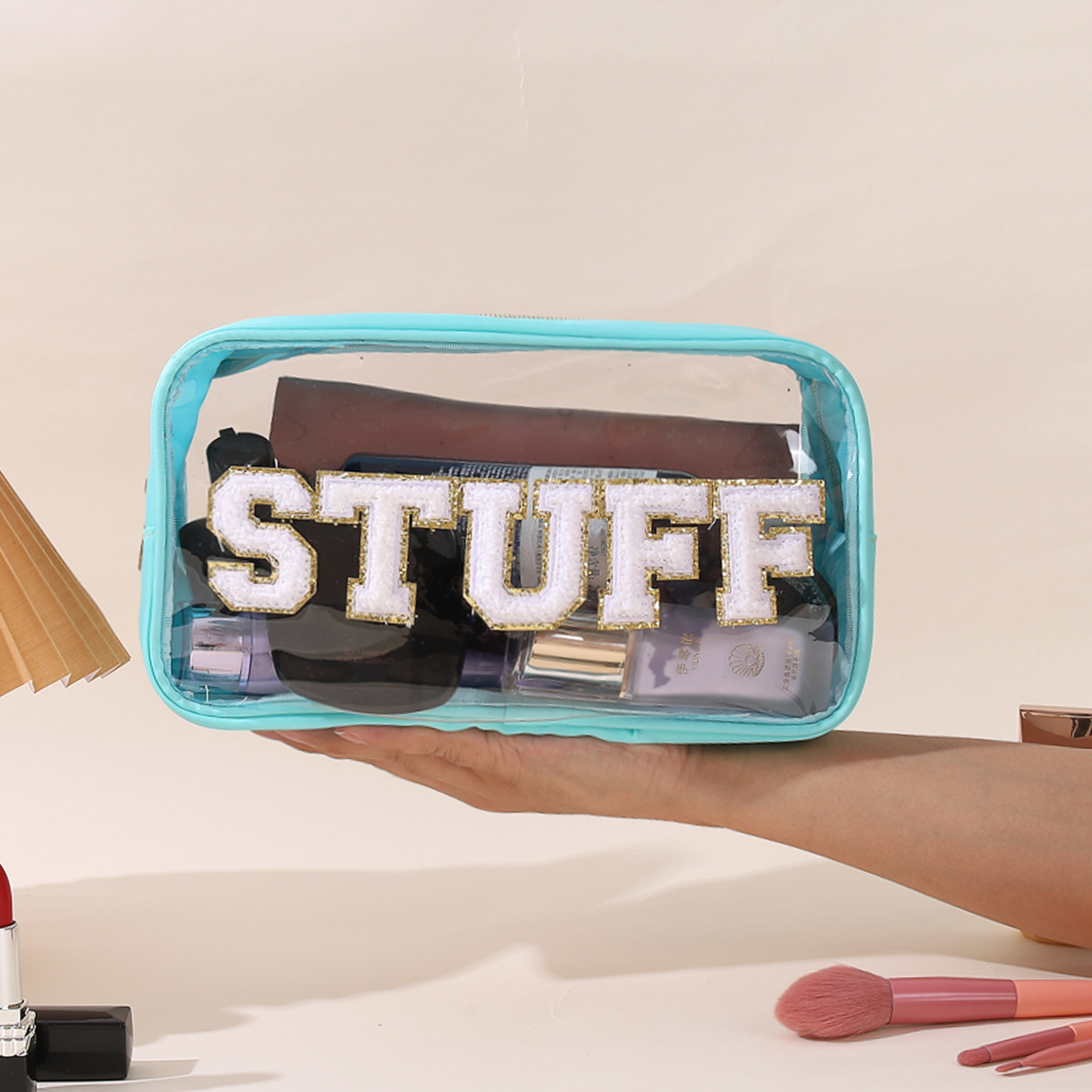 Japón encantador dibujos animados tablero de ajedrez bolsas de lápiz de gran capacidad bolsas de lápiz bolsas de almacenamiento de lienzo estudiantes bolsas de papelería