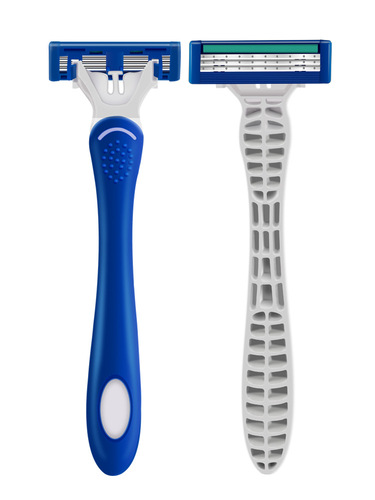 Jifuli's new 3-layer razor blade manual razor with replaceable blade holder is available for men and women.